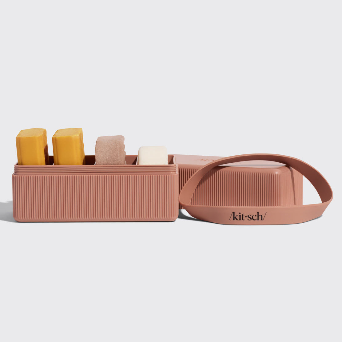 4-Compartment Travel Case - Black - 4-Compartment Travel Case - Terracotta