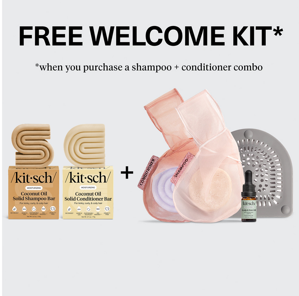 Winter Welcome Kit Coconut Oil Shampoo & Conditioner Bar Combo for Dry Damaged Hair